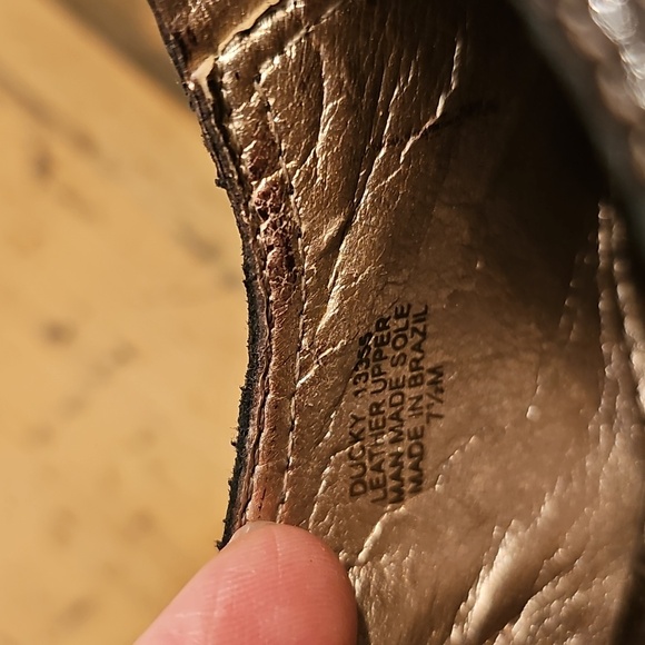 MATISSE Ducky Patent Leather Brown Oxford Size 7.5 - Picture 8 of 10